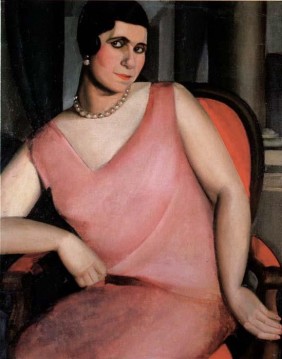  zanetos Obras - retrato de madame zanetos 1924 contemporánea Tamara de Lempicka